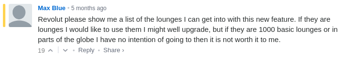 Revolut’s Airport Lounges 