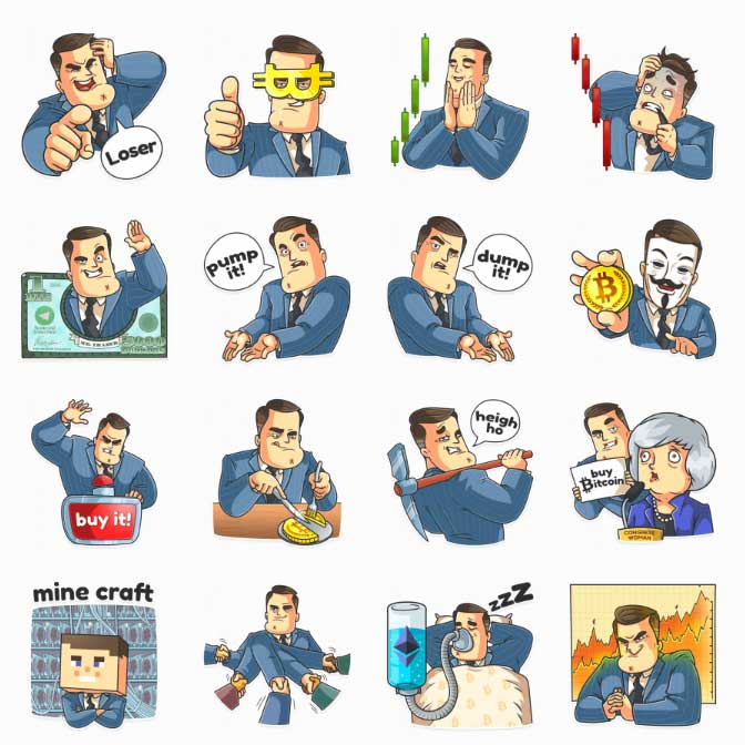 Sticker set «Press F to pay respect» for Telegram for free and without  registration