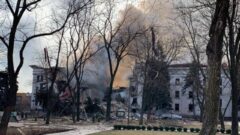 Russia bombed Mariupol Drama Theater full of civilians