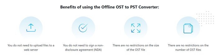 Offline OST to PST Converter Benefits