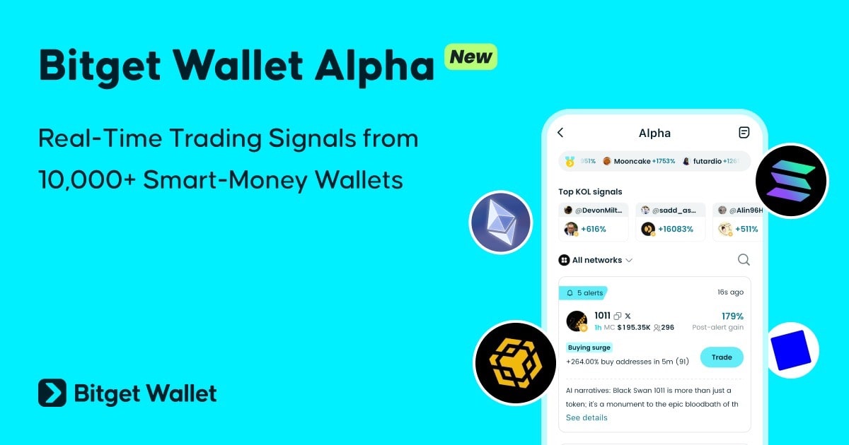 Bitget Wallet Puts Market Intelligence in Users’ Hands with Real-Time Tracking of 10,000+ Smart-Money Wallets