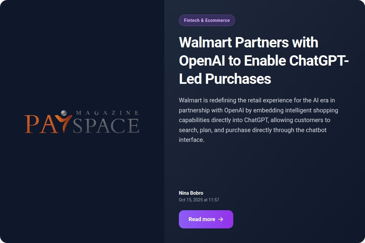 Walmart Partners with OpenAI to Enable ChatGPT-Led Purchases