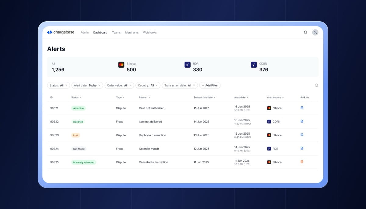Chargebase Launches to Help Merchants Cut Chargebacks and Access Verifi