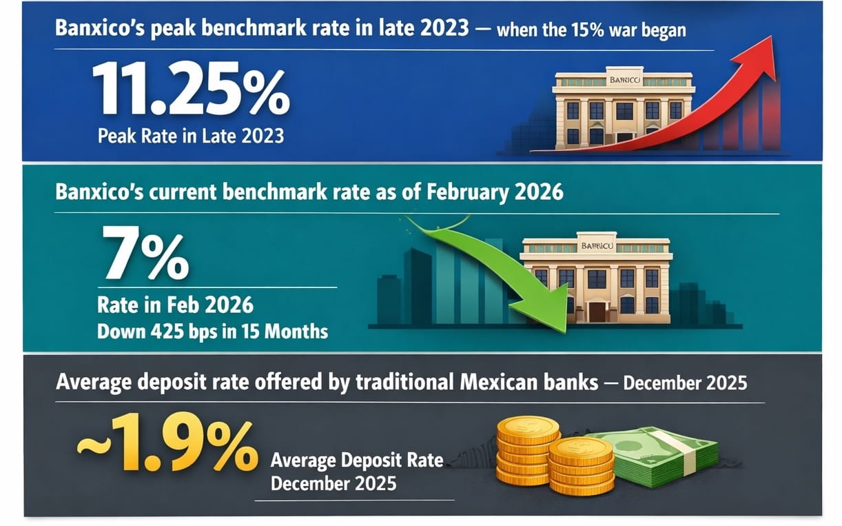 The Battle for Mexico Savings: Why Nubank, Mercado Pago and Revolut Are Offering 15% on Deposits and How Long It Can Last
