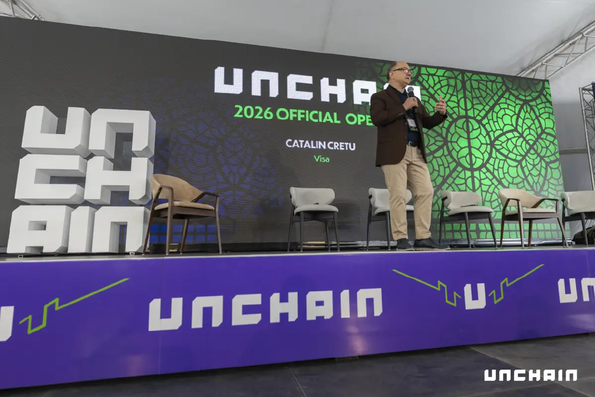 Catalin Cretu, General Manager, Bulgaria, Croatia, Romania, and Slovenia, Visa, at UNCHAIN Festival 2026
