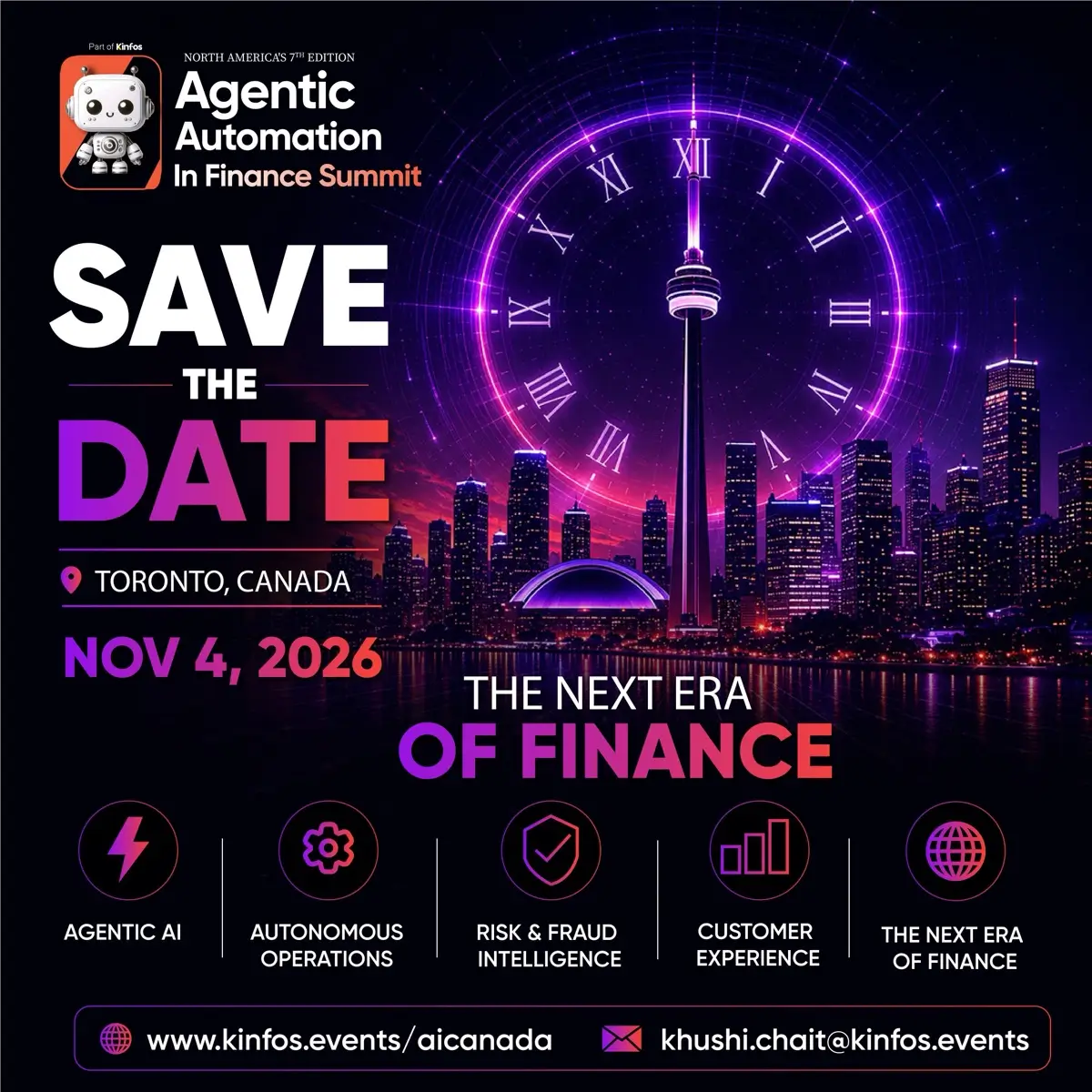 Kinfos Events Launches Agentic Automation In Finance Summit Canada