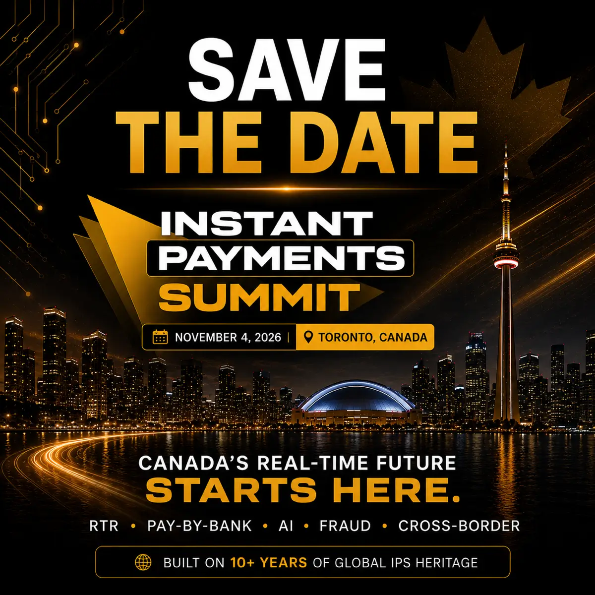 Kinfos Events Launches Instant Payments Summit Canada 2026 in Toronto